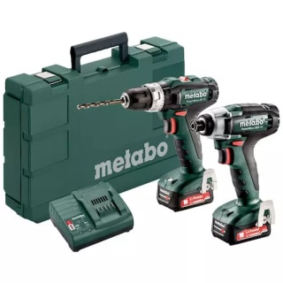 METABO COMBO-SET 2.7.2 12V accu-PowerMaxx SB 12 + SSD 12 voor €119,95 bij Ibood