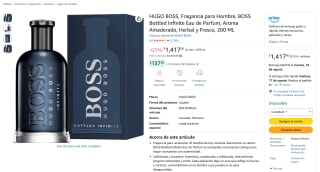 Hugo Boss Bottled Infinite Eau de Parfum 200ml por $1,417 en Amazon