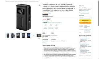 Compresor Aire Portátil UGREEN 150 PSI por $752 | Amazon