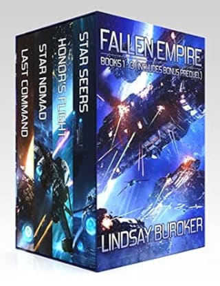 Lindsay Buroker - 4 Books - The Fallen Empire Omnibus (Books 1-3 and prequel) Kindle