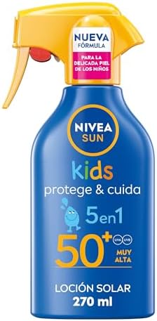 2 botes NIVEA SUN Protege & Cuida Kids Spray FP50+ 270ml por 17.60€