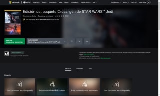 Edición del Paquete Cross-gen de Star Wars Jedi por $299 | Xbox Store