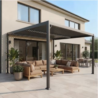 Pergola autoportante Sanba avec volet aluminium à 779,40€