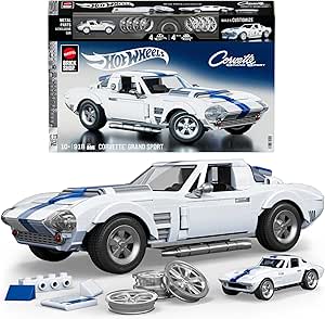 Mattel Brick Shop Hot Wheels Corvette Grand Sport Elite Series, 918 piezas por 29,99€
