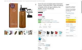 Termo 40 oz por $248 | Oferta Amazon