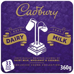 Cadbury Dairy Milk Mixed Chunks Tin 360g – £5 at Waitrose