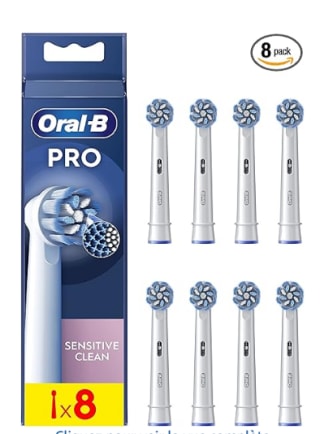 Lot de 8 brossettes Oral-B Pro Sensitive Clean à 14,99€