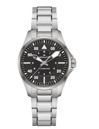 Montre Hamilton Khaki Aviation Pilot Auto 36 mm H76215130 à 693€