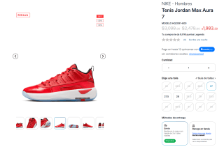 Tenis Jordan Max Aura 7 por $1,983 | Oferta InnovaSport
