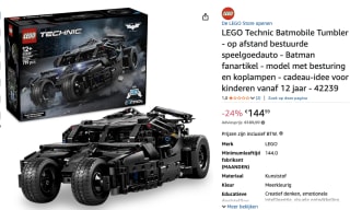 Batmobile™ Tumbler (42239) voor €144,99 bij Amazon