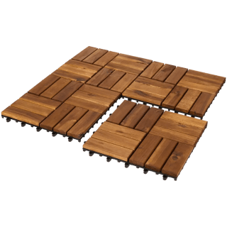 4 Houten terrastegels voor €5,95 bij de Action
