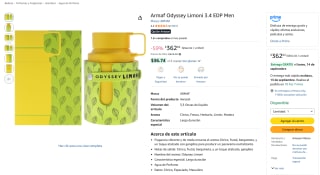 Armaf Odyssey Limoni 3.4 EDP Men (100ml) por $362 en Amazon