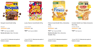 Oferta de 3x2 en Cereales Nestlé | Amazon