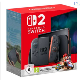 Pack console Switch 2 plus Mario Kart World NINTENDO à 454,90€