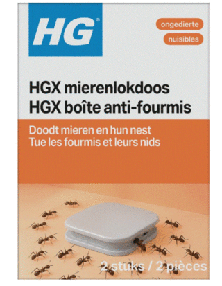 HGX mierenlokdoos binnen NL0018600-0000 2st voor €3,79 bij Bol.
