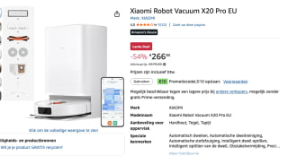 Xiaomi Robot Vacuum X20 Pro voor €266,90 bij Amazon