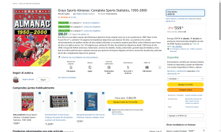 Grays Sports Almanac Réplica Libro por $360 | Oferta Amazon
