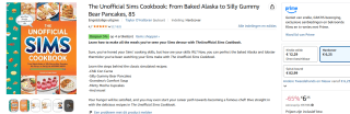 The Unofficial Sims Cookbook voor €6,25 bij Amazon