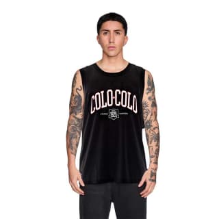 Polera Sin Mangas Colo Colo Unisex por solo $7.750 en ABC Chile