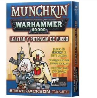 Juego de Mesa Munchkin Warhammer 40.000: Lealtad y Potencia de Fuego por 3€