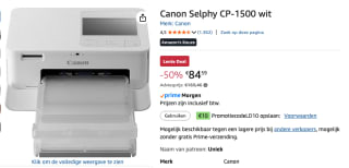 Canon SELPHY CP1500 White voor €84,59 bij Amazon