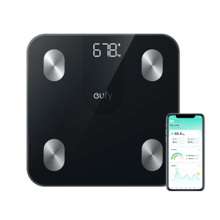 Eufy Smart Scale A1 (Black) – £12.99 w/ WS24T9120 | 12-Metric Bluetooth Body Scale