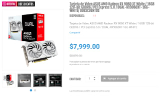 Tarjeta ASUS AMD Radeon RX 9060 XT 16GB por $7,999 | DDTech