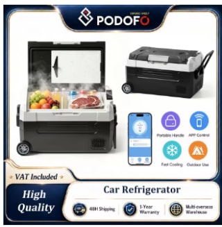 Podofo 45L compressor koelbox voor €127,61 bij AliExpress