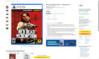 Red Dead Redemption PS5 por $581 | Descuento Amazon