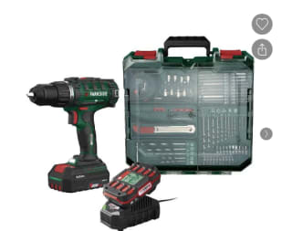 PARKSIDE® Accu-schroefboormachineset 20 V met accu's en lader voor €54,99 bij de Lidl