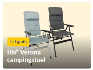 1+1 gratis op Verona - Campingstoel met zijtafel voor ANWB leden