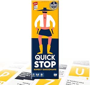 QuickStop Juegos de Mesa para Familia y Amigos Dinámico y Divertido por 13.53€