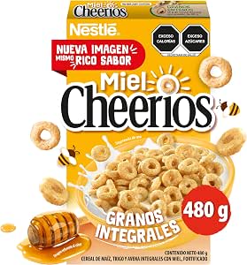 Cereal Nestlé Cheerios Miel 480g por $34 en Amazon