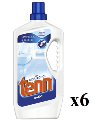 6 Botes de 1.3L de TENN Limpiador de Baño por 9.57€