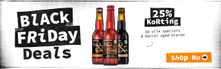10%% extra korting op specials & barrel aged bier met 25% korting