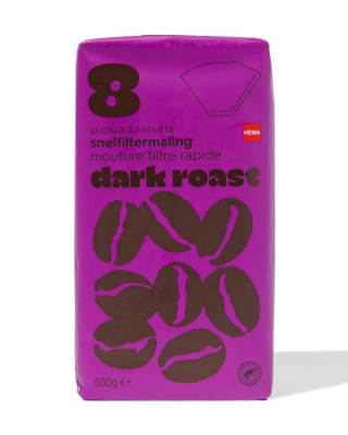 HEMA filterkoffie 500 g voor €6 bij HEMA