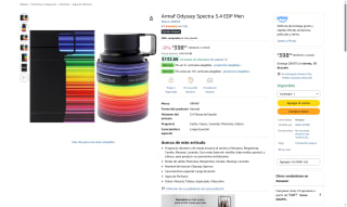 Armaf Odyssey Spectra 3.4 EDP por $398 | Oferta Amazon