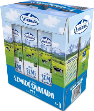 6 litros de leche Lauki Desnatada de Bienestar Animal por 3.79€