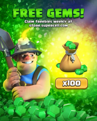 100 Gemas Gratis | Clash Royale
