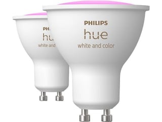 Philips Hue LED lamp GU10 set van 2 400lm White Color Ambiance voor €39,99