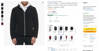Chamarra Polar Tommy Hilfiger Hombre M por $643 | Amazon