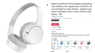 Belkin Soundform Mini Kids Headphones Wit voor €17,99 bij Amazon