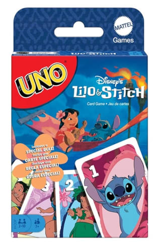 Mattel Game UNO Disney Lilo & Stitch Juego de Cartas por 5€.