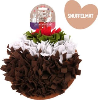 Cupid & comet kerstpudding snuffelmat voor €5,61 bij Bol