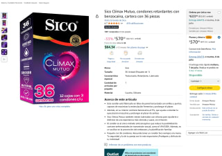 Sico Clímax Mutuo por $571 | Oferta Amazon