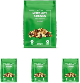 Mixed Nuts and Raisins - 200g (Pack of 4) for £8