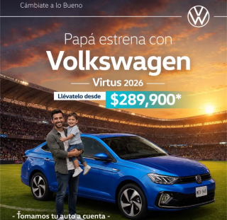 Volkswagen Virtus TM por $289,900 | 0% CxA