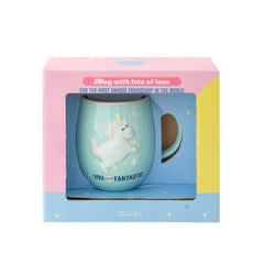 Taza de Cerámica Mr. Wonderful con Unicornio en Relieve You Are Fantastic por 1.99€