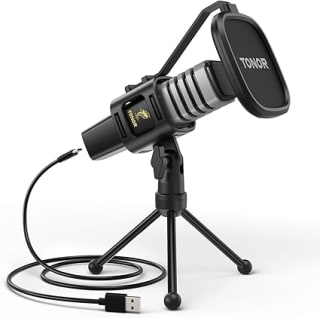 TONOR USB Microfoon, PC Condensatormicofoon voor €25,49 bij Amazon