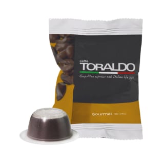 CAFFÈ TORALDO Gourmet Arábica | 100 Cápsulas compatibles Bialetti por 9.99€